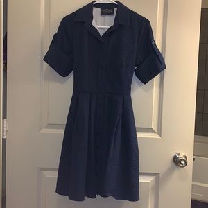 Lauren James Taylor Seersucker Dress